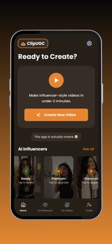 ClipUGC: AI UGC Video Maker screenshot 1